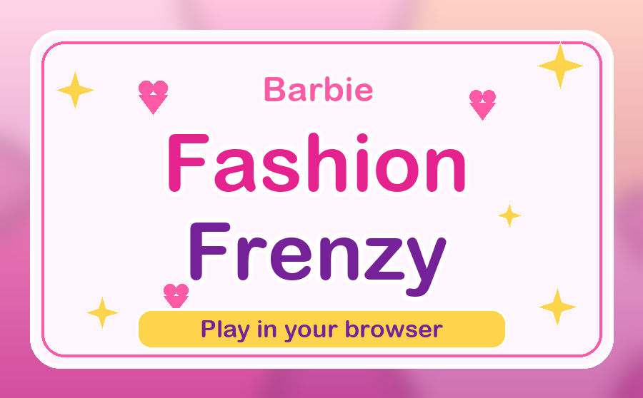 Fashion Frenzy game title screen